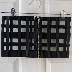 Black Cage Harness Waist Belt